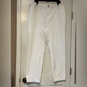 Appleseed's White Straight Leg Pants